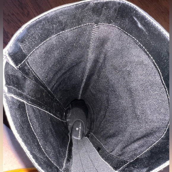 Bandolino Womens Wide Calf 7 1/2 Tall Black With Comfort Plus Size Boots - Picture 13 of 16